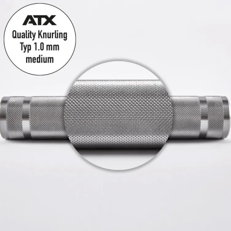 Barre Raw Powerlifting ATX avec capacité de charge de 1200 kg - Your Perfect Grip
