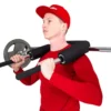 Barre Safety Squat olympique pour entraînement sécurisé des cuisses - Capacité de charge 320 kg