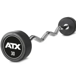 Barres d'haltères pré-chargées type SZ avec design ATX de 10 à 50 kg