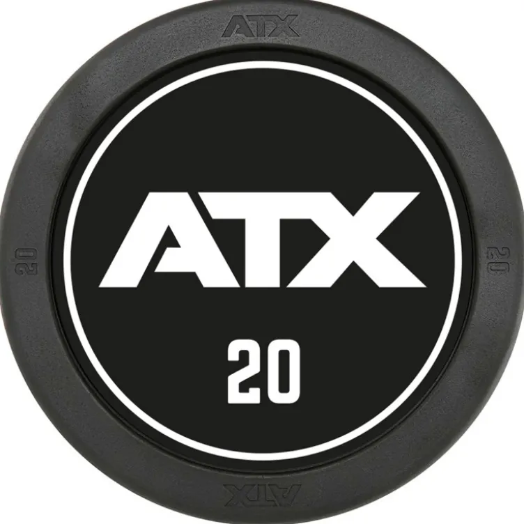 Barres d'haltères pré-chargées type SZ avec design ATX de 10 à 50 kg