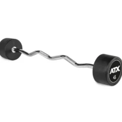 Barres d'haltères pré-chargées type SZ avec design ATX de 10 à 50 kg