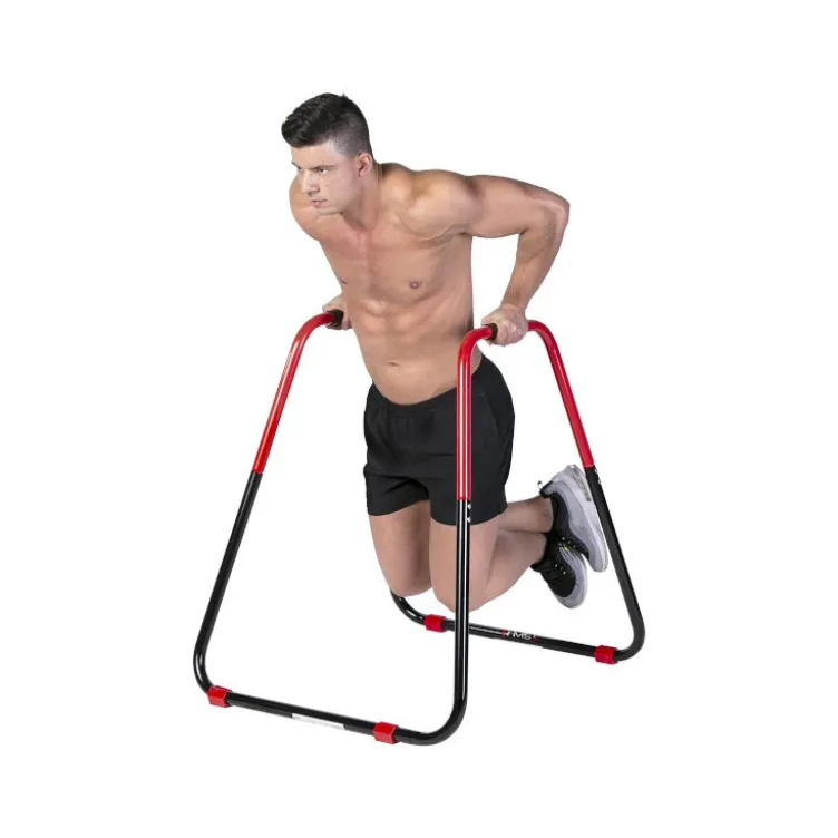Barres parallèles avec sangles et poignée pour trainings de sport - 94 cm de hauteur