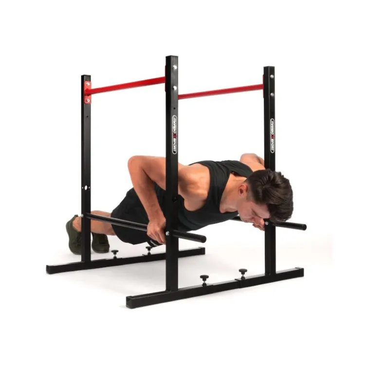 Barres parallèles d'entraînement en homegym - ajustables et robuste