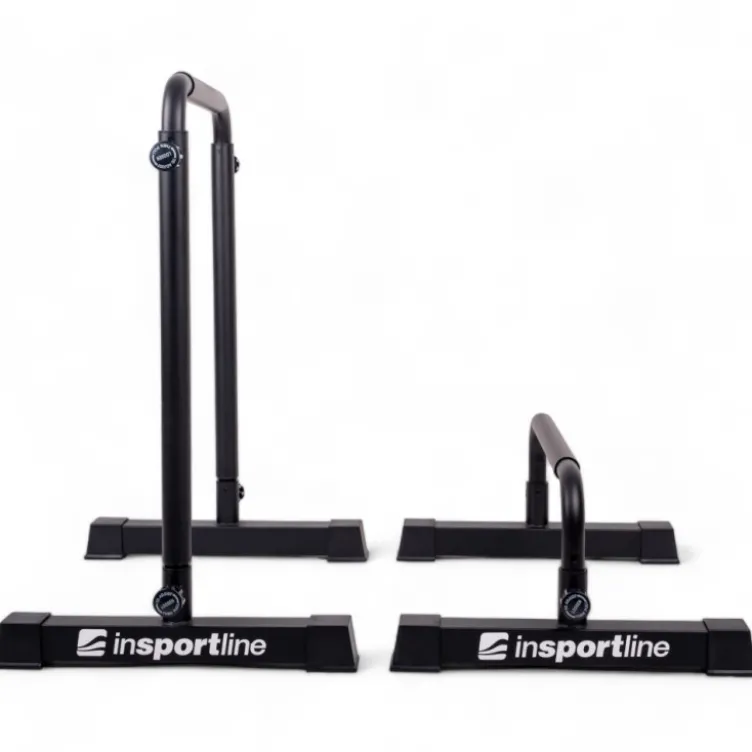 Barres parallèles en acier avec hauteur réglable pour exercices de musculation - Capacité de charge 200 kg