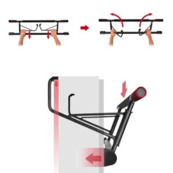 Barre à traction multi-usages - Entraînement de musculation à la maison
