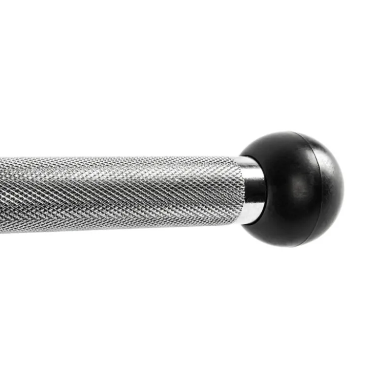 Barre à triceps 35 cm en forme de V avec embouts caoutchouc