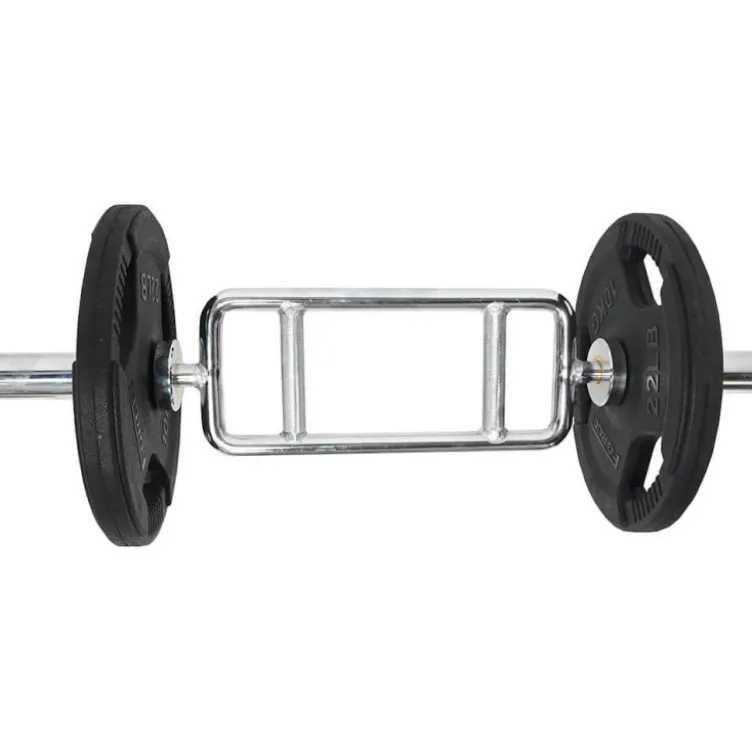 Barre à triceps olympique Force USA F-OTB 86 cm à capacité de charge 225 kg - Colliers inclus