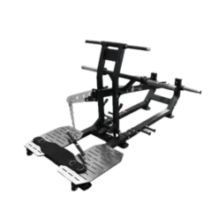 Belt Squat Professionnel à charge libre Max 300 kg avec large plateforme antidérapante
