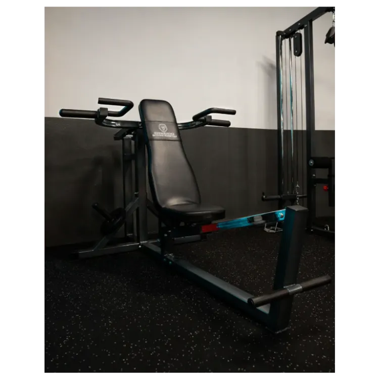 Bench press semi-pro PM50 avec 8 réglables de -15° à 90° - Banc Multi-fonction à leviers Titanium Strength
