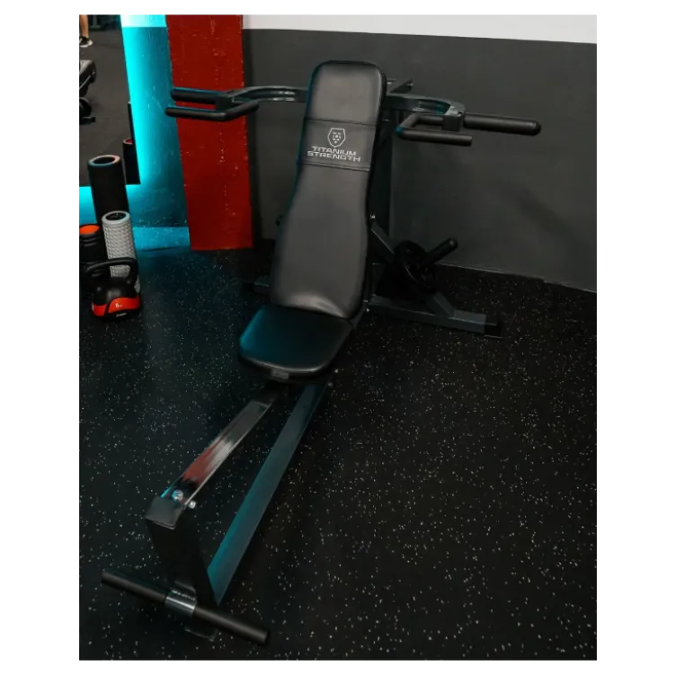 Bench press semi-pro PM50 avec 8 réglables de -15° à 90° - Banc Multi-fonction à leviers Titanium Strength