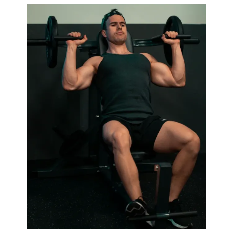 Bench press semi-pro PM50 avec 8 réglables de -15° à 90° - Banc Multi-fonction à leviers Titanium Strength