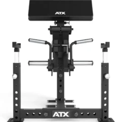 Biceps curl machine professionnelle ATX - Pupitre à biceps à mouvement guidé avec charge libre jusqu'à 150 kg