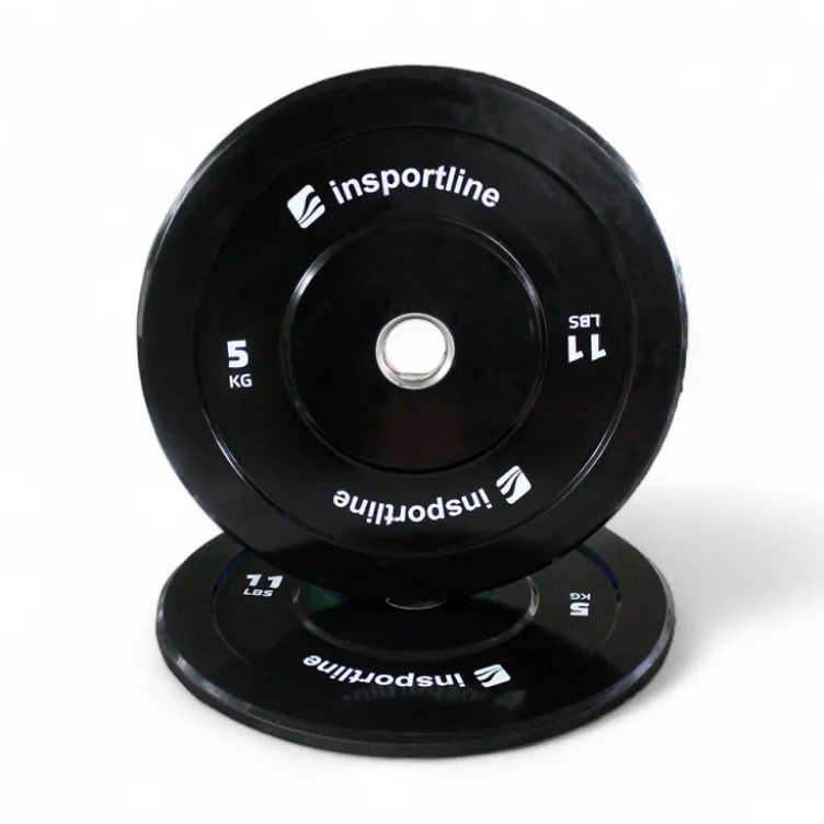 Bumpers Plates de diamètre olympique 5 kg à 15 kg robustes en caoutchouc de haute qualité