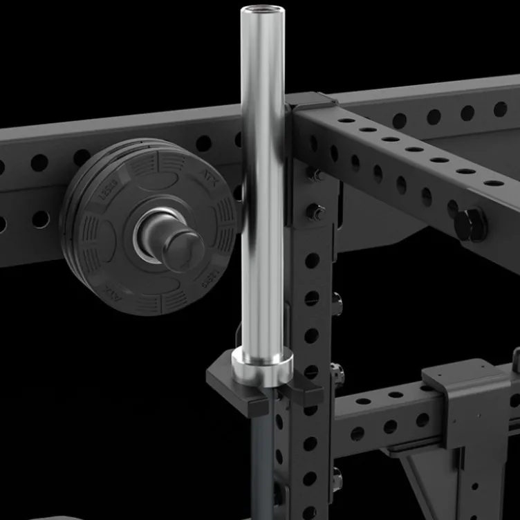 Cable cross rack ATX fitness avec colonne de poids 2 x 90 kg et accessoires d'entraînement multiples - Entraînement pro