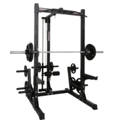 Cage rack professionnelle capacité de charge 400 kg avec poulie haute et basse
