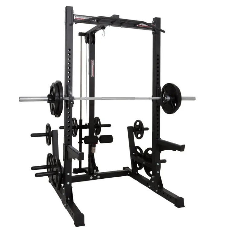 Cage rack professionnelle capacité de charge 400 kg avec poulie haute et basse