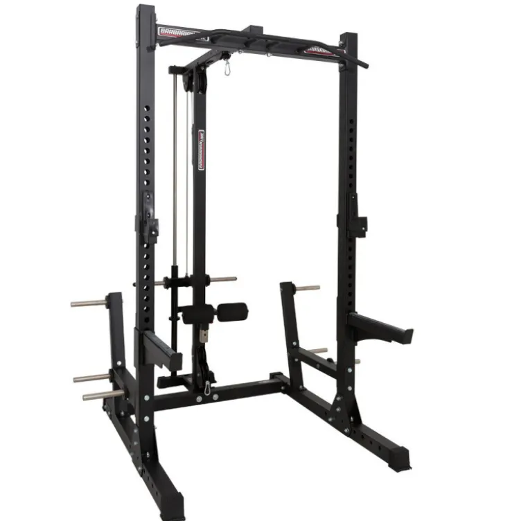 Cage rack professionnelle capacité de charge 400 kg avec poulie haute et basse