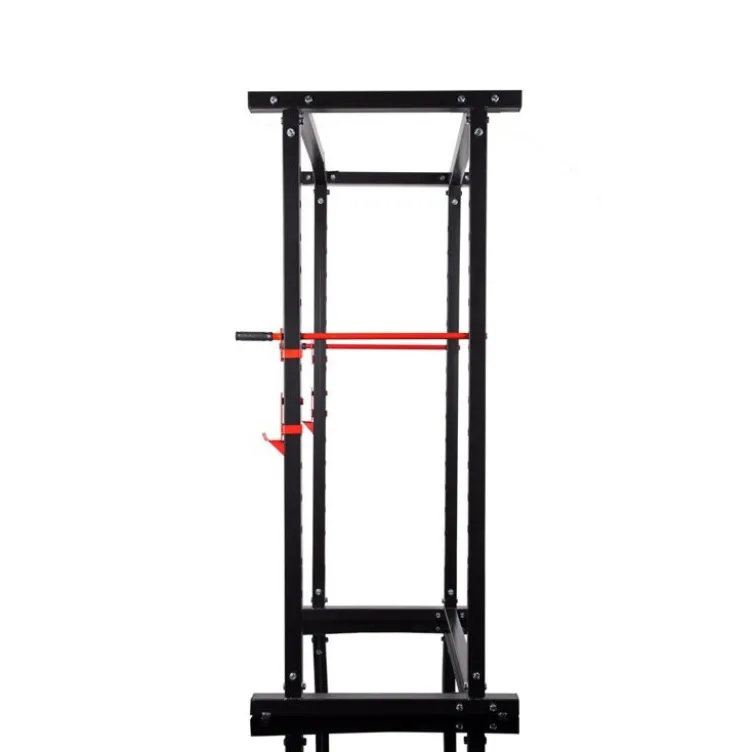 Cage à squat avec poste à traction support de sécurité et repose barres
