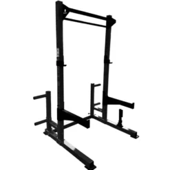 Cage à squat fonctionnelle pour crossfit et musculation avec reposes-barres