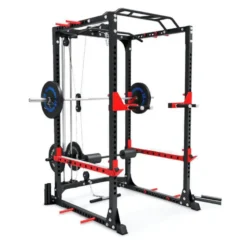 Cage à squat multi-équipée avec poulie haute et basse capacité de charge 300 kg