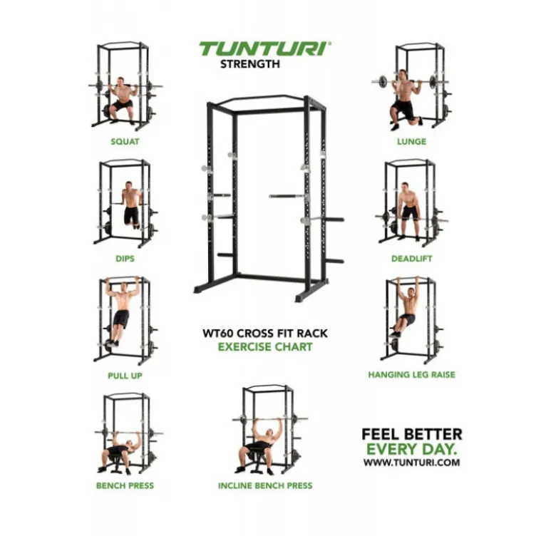Cage à squat polyvalent avec postes à dips et tractions capacité de charge 350 kg