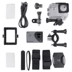 Caméra sportive photo et vidéos 90 minutes avec résolution 16 mégapixels - Objectif grand angle de 170° HD - Entraînements