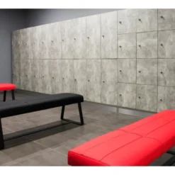 Casier en bois pour salle de sport disponible de 1 à 4 portes avec verrou intégré
