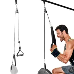 Câble de suspension avec système de poulie - capacité de charge 160 kg