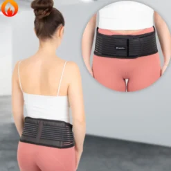 Ceinture auto-chauffante de protection de la zone lombaire - Ceinture de musculation et récupération musculaire