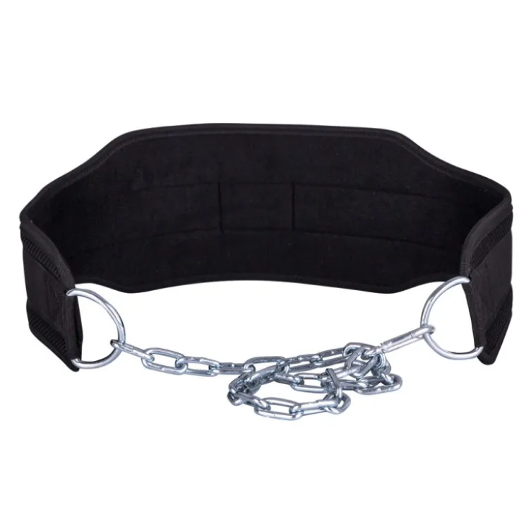 Ceinture de fitness lestée en néoprène - Noir - Entraînement musculation à la maison