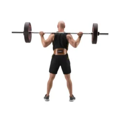 Ceinture de renforcement en cuir pour exercice de musculation - 90 à 124 cm