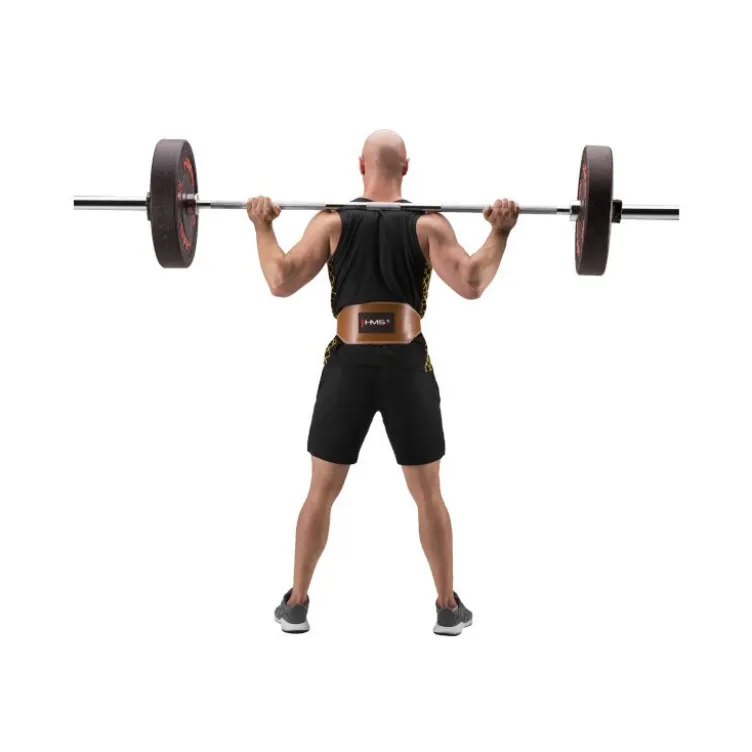 Ceinture de renforcement en cuir pour exercice de musculation - 90 à 124 cm