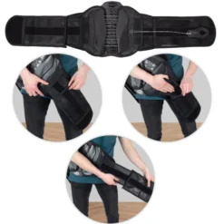 Ceinture de soutien lombaire avec mécanisme de serrage pour une pression uniforme au niveau de la colonne vertébrale