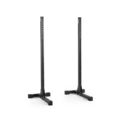 Chandelles de musculation ATX avec 45 trous différents capacité de charge 400 kg - Crochets fournis