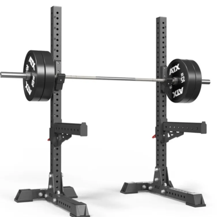 Chandelles de musculation ATX haut de gamme capacité de charge 500 kg - Crochets en J inclus