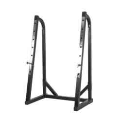 Chandelles de musculation ultra compactes pour entraînement à la barre en home-gym réglable en hauteur sur 7 positions