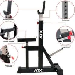 Chandelles Free Rack professionnel réglable avec étagères d'urgence