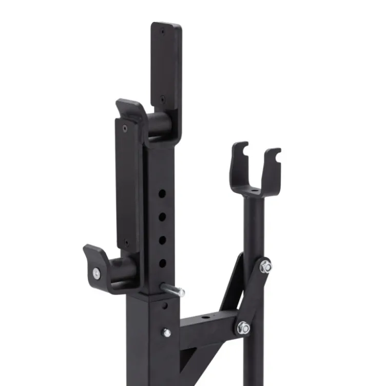 Chandelles rack de musculation avec capacité de charge 300 kg - Hauteur réglable