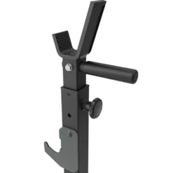 Chandelles repose barre en acier réglable 300 kg - Hauteur ajustable de 103 à 163 cm