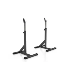 Chandelles repose-barres squat rack réglable capacité de charge 300 kg