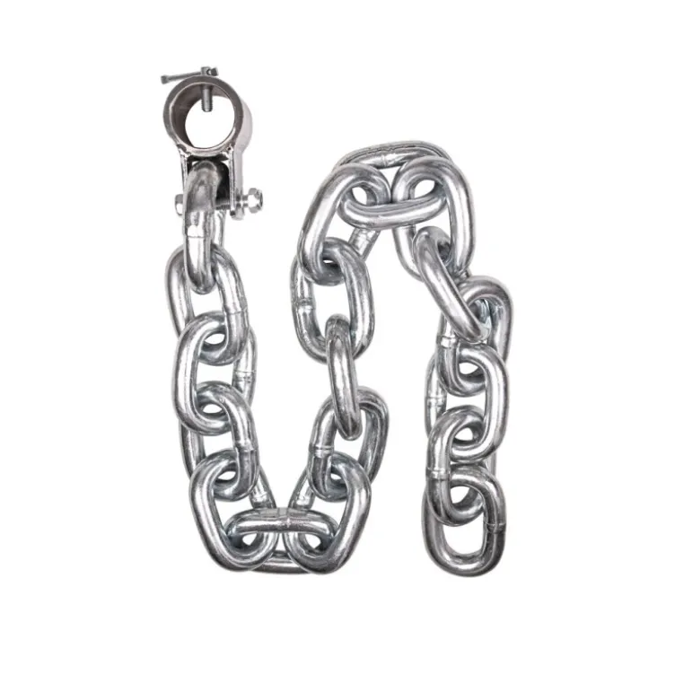 Chaînes d'haltérophilie avec barre pour entraînement de musculation - paire de 2 x 30 kg