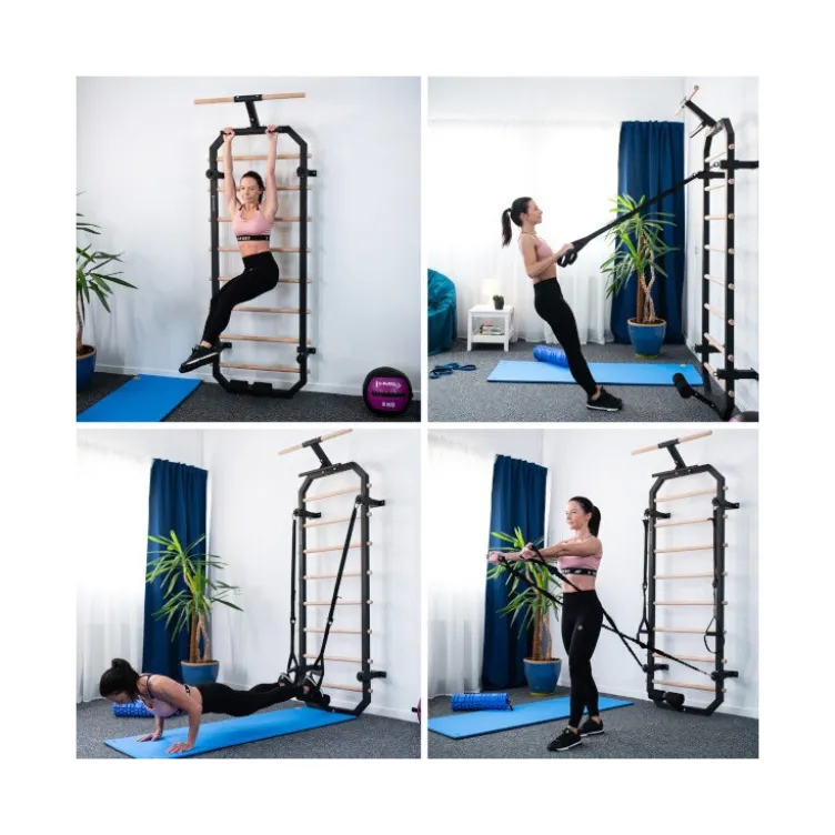 Échelle de gymnastique pour exercices de renforcement musculaires et étirements - Espalier