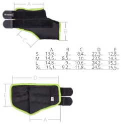 Chevillère magnétique en bambou-carbone pour la protection de l'articulation