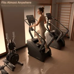 Climber Step professionnel Velocer STP Lite avec 25 niveaux et 36 programmes - Design compact pour home gym et salle