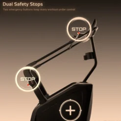 Climber Step professionnel Velocer STP Lite avec 25 niveaux et 36 programmes - Design compact pour home gym et salle