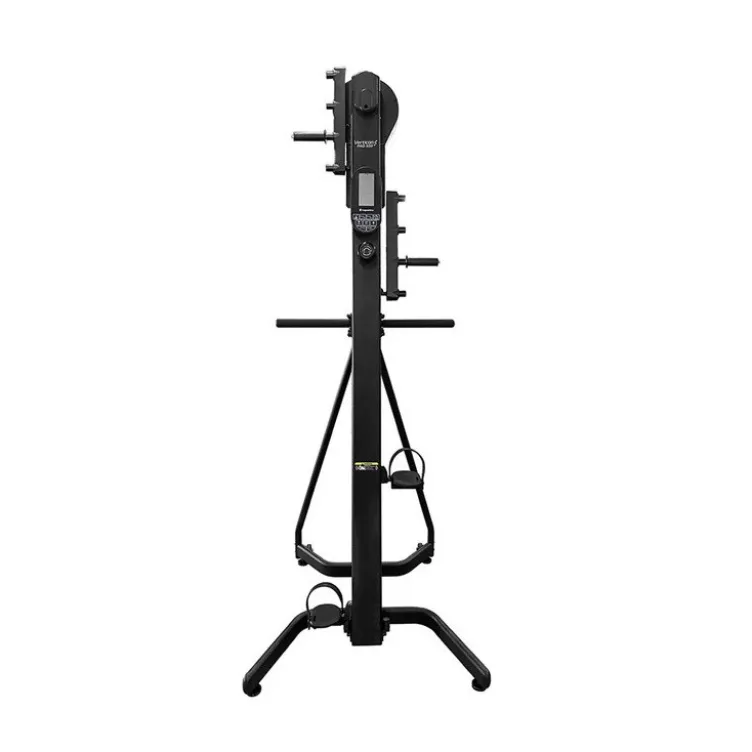 Climber vertical Pro 500 professionnel à 8 niveaux de résistance avec écran LCD - Roues de transport