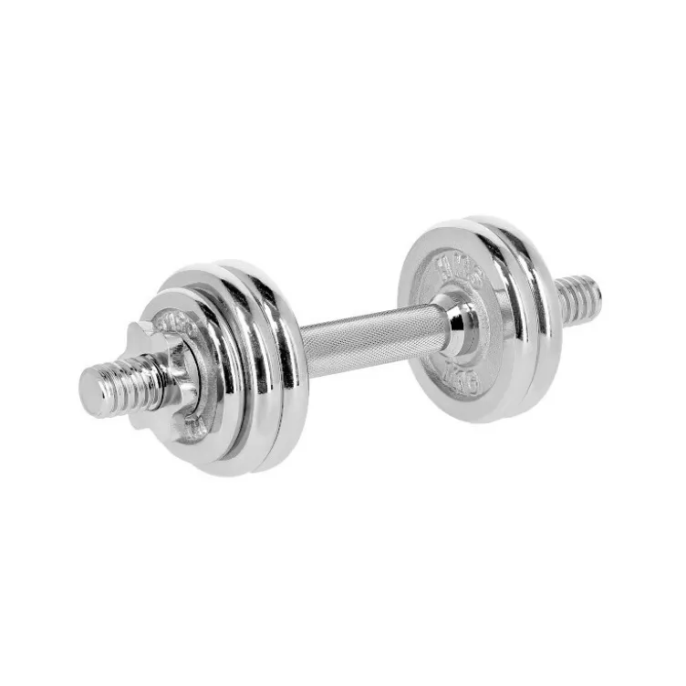 Coffret de musculation homegym avec haltère x 2 et disques de poids : 15 ou 20 kg au choix