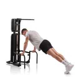 Combo Banc de musculation réglable et Chaise romaine -10° à 90° avec capacité de charge de 250 kg pour home gym