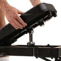 Combo Banc de musculation réglable et Chaise romaine -10° à 90° avec capacité de charge de 250 kg pour home gym