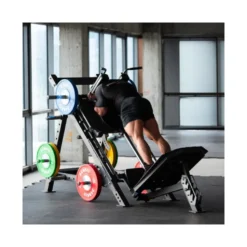 Combo leg press et hack squat pour entraînement complet des jambes - Charge max : 450 kg
